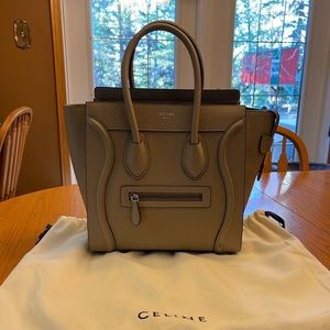 Authentic Celine - Micro Luggage Handbag